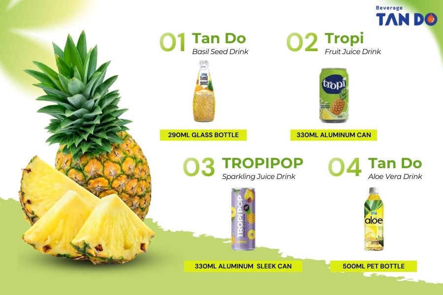 Pineapple in Beverages: Fresh, Functional, and Versatile
