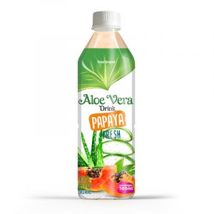 Aloe Vera Drink Papaya 500ml PET Bottle