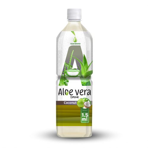 Aloe Vera Drink Coconut 1.5L PET Bottle Private Label