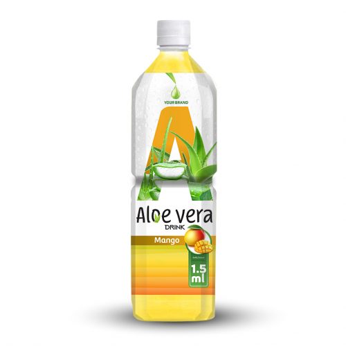 Aloe Vera Drink Mango 1.5L PET Bottle Private Label