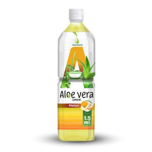 Aloe Vera Drink Melon 1.5L PET Bottle Private Label