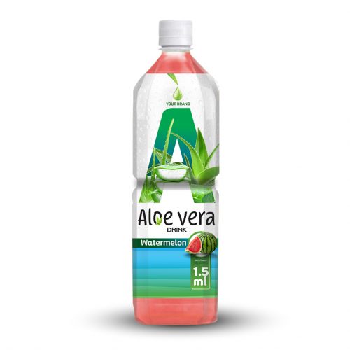 Aloe Vera Drink Watermelon 1.5L PET Bottle Private Label