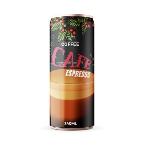 Espresso Coffee Drink 250ml Can Private Label