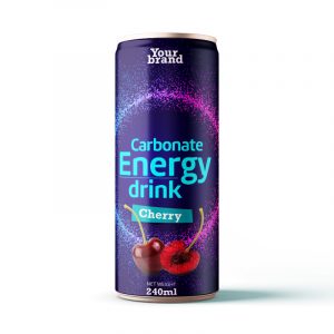 Carbonated Energy Drink Cherry 250ml Can