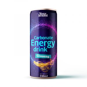 Carbonated Energy Drink Ginseng 250ml Can