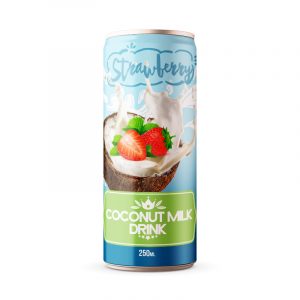 Coconut Milk Drink Strawberry 250ml Can