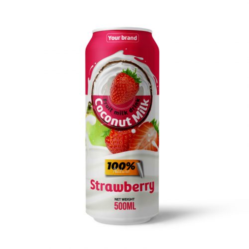 CM C050 stawberry Coconut Milk Drink Strawberry 500ml Can