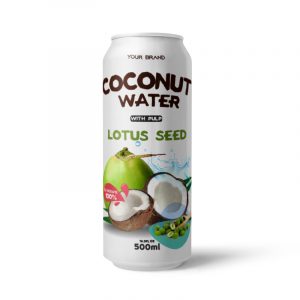 Coconut Water With Pulp Lotus Seed 500ml Can