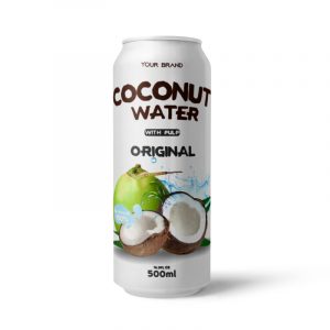 Coconut Water With Pulp Original 500ml Can