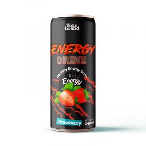 Energy Drink Strawberry 250ml Can