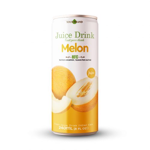 Melon Juice Drink 250ml Can Private Label
