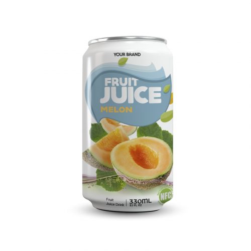 Melon Juice Drink 330ml Can Private Label