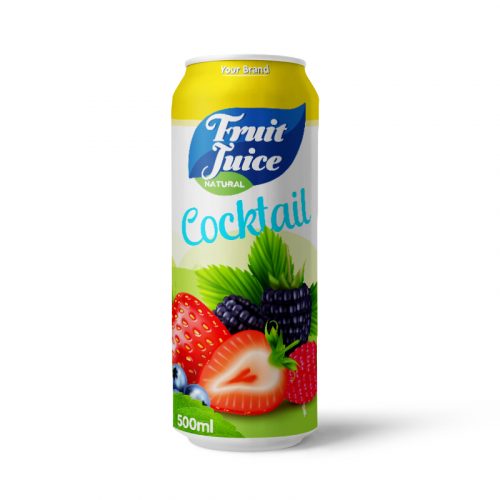 Cocktail Juice Drink 500ml Can Private Label
