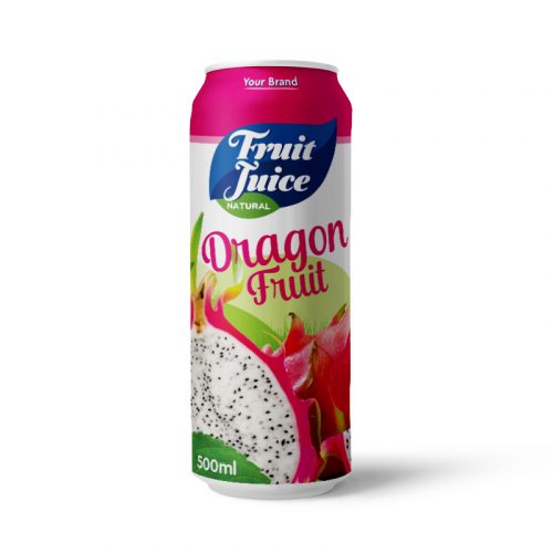 Dragon Fruit Juice Drink 500ml Can Private Label