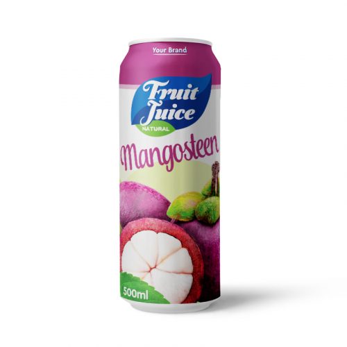Mangosteen Juice Drink 500ml Can Private Label