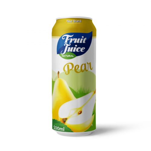 Pear Juice Drink 500ml Can Private Label