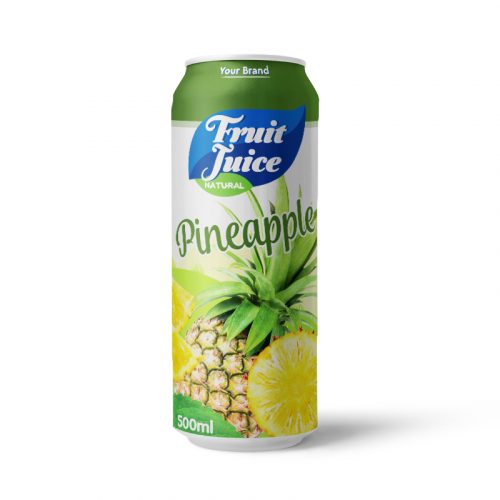 Pineapple Juice Drink 500ml Can Private Label