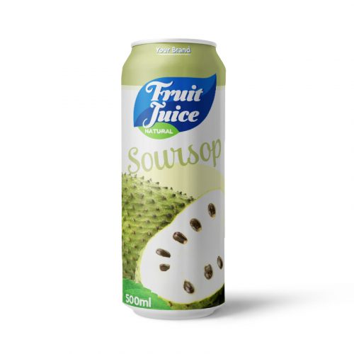 Soursop Juice Drink 500ml Can Private Label