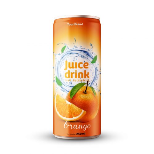 Orange Nectar 250ml Can Private Label