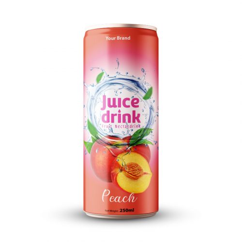 Peach Nectar 250ml Can Private Label