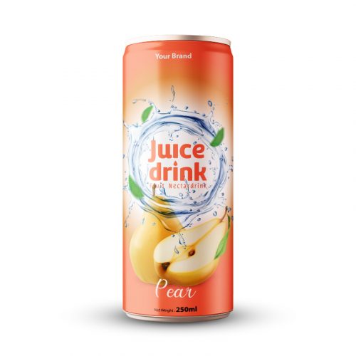 Pear Nectar 250ml Can Private Label