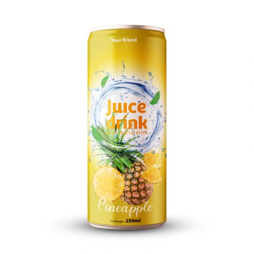 Pineapple Nectar 250ml Can Private Label