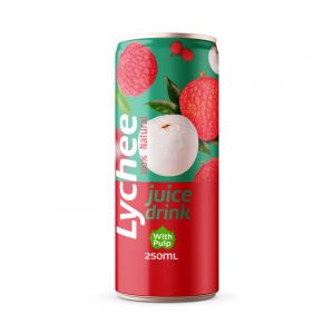 Lychee Juice Drink with Pulp 250ml Can