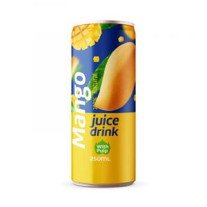 Mango Juice Drink with Pulp 250ml Can