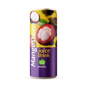 Mangosteen Juice Drink With Pulp 250ml Can
