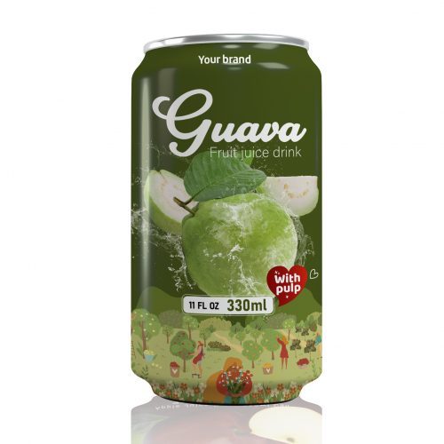 FP C033 guava Guava Juice Drink with Pulp 330ml Can