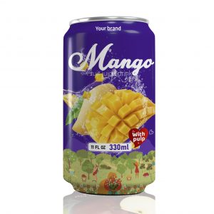 Mango Juice Drink with Pulp 330ml Can
