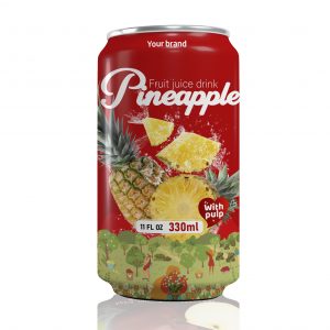 Pineapple Juice Drink with Pulp 330ml Can