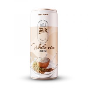 White Rice Milk Drink 250ml Can