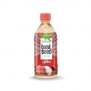 Basil Seed Drink Lychee 350ml PET Bottle