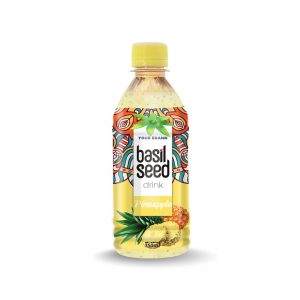Basil Seed Drink Pineapple 350ml PET Bottle