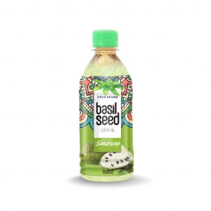 Basil Seed Drink Soursop 350ml PET Bottle