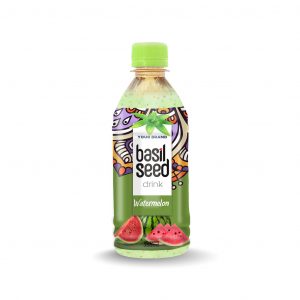 Basil Seed Drink Watermelon 350ml PET Bottle