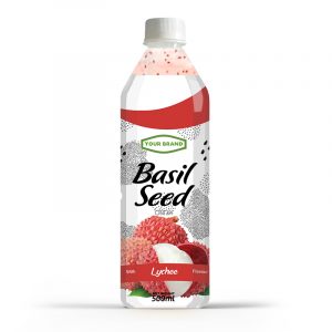 Basil Seed Drink Lychee 500ml PET Bottle