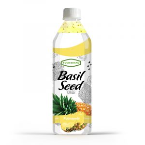 Basil Seed Drink Pineapple 500ml PET Bottle