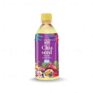 Chia Seed Drink Passion Fruit 350ml PET Bottle