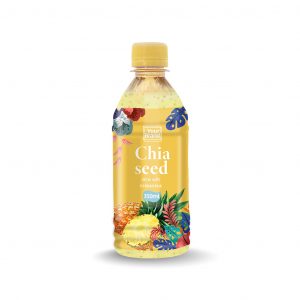 Chia Seed Drink Pineapple 350ml PET Bottle