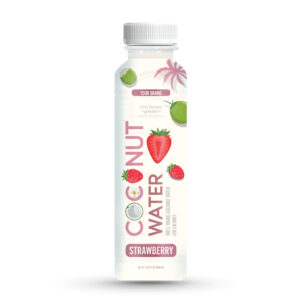 CW01-Strawberry Private label coconut water manufacturer PET Bottle