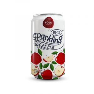 Apple Sparkling Water 330ml Can