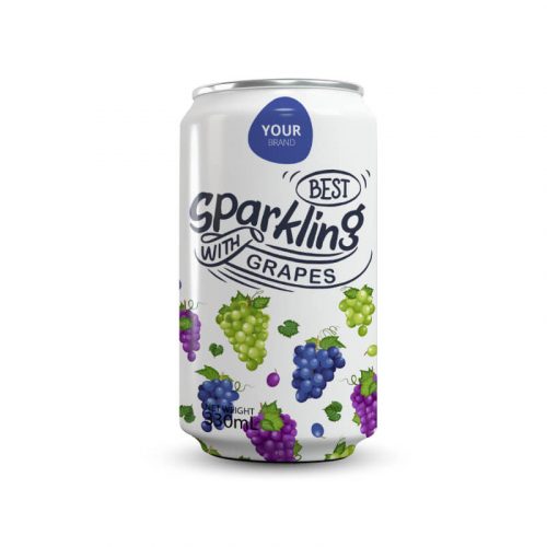 SW C033 grape Grapes Sparkling Water 330ml Can