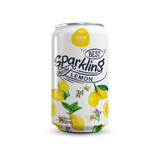 SW C033 Lemon Lemon Sparkling Water 330ml Can