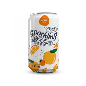 Orange Sparkling Water 330ml Can