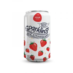 Strawberry Sparkling Water 330ml Can
