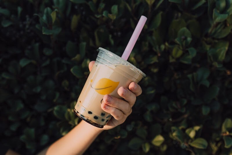 bubble tea - a trendy type of beverage