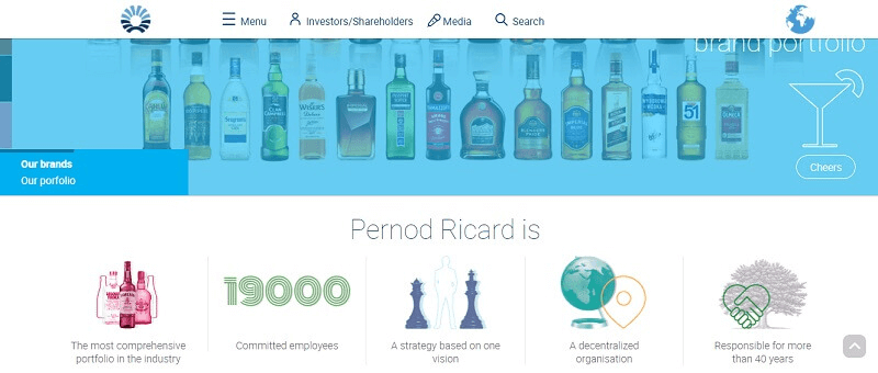 pernod ricard beverage distributor