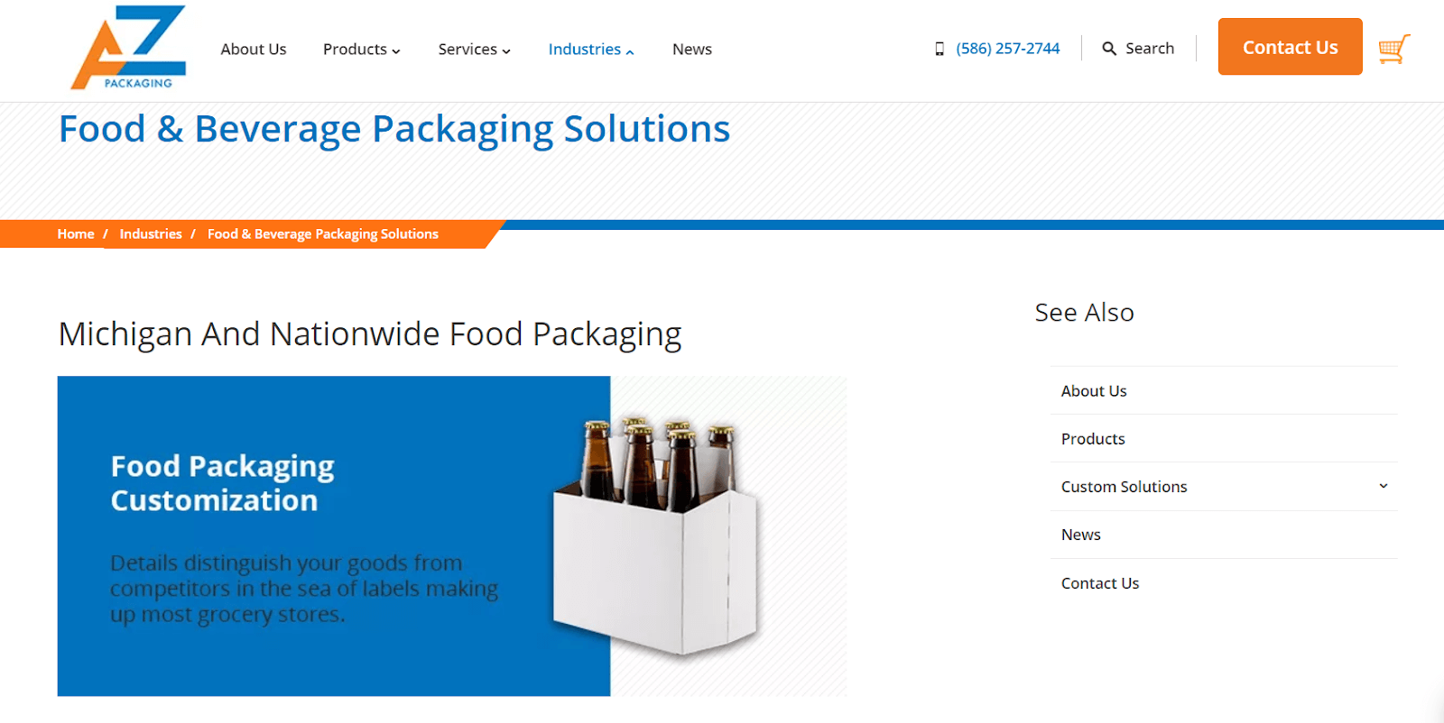 A-Z Packaging’s focus will always be on ways to improve customer’s products